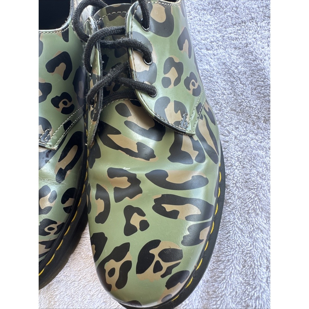Dr Martens 1461 Oxford Leather Shoes Olive Camo Mens size 11 - Picture 4 of 9